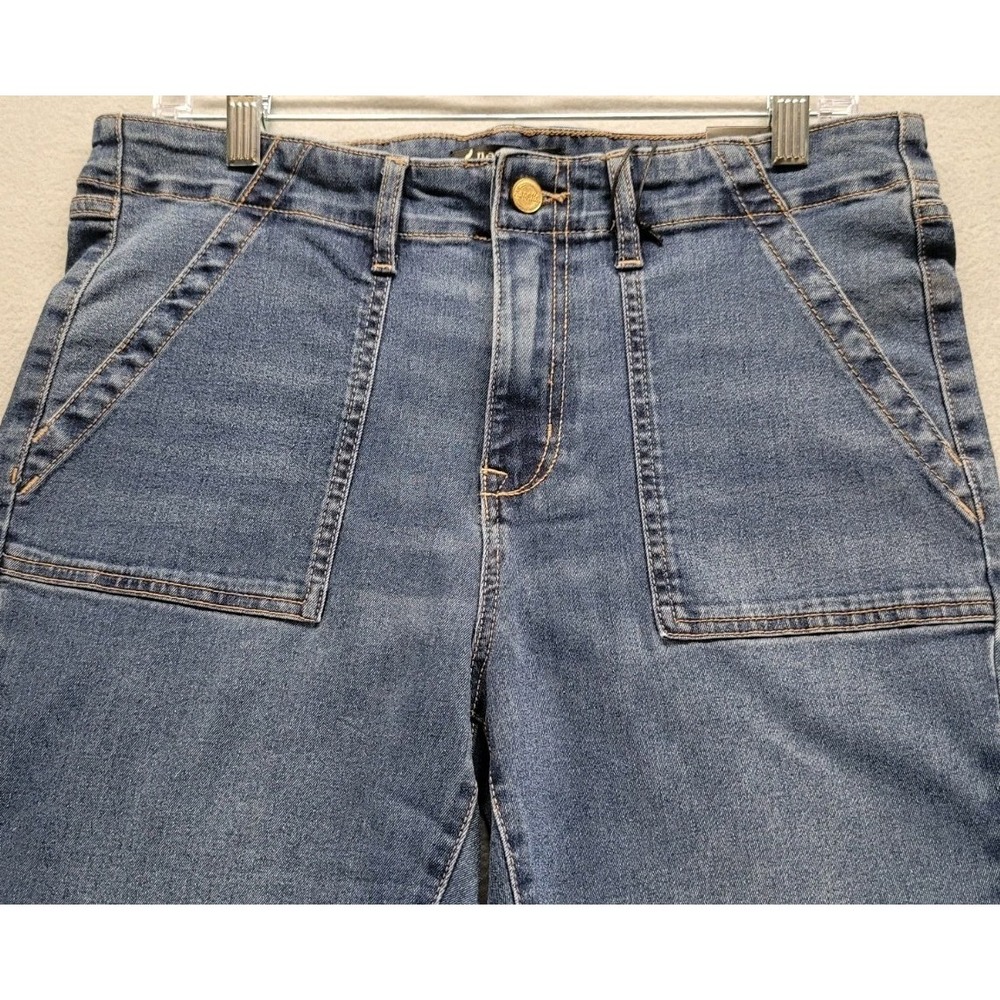 NWT Nanette Lepore Belle Jeans High Rise Crop Boot Denim Pants Size 10P